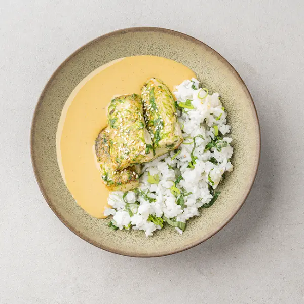 Bangkok River Fish Curry With Basil Rice